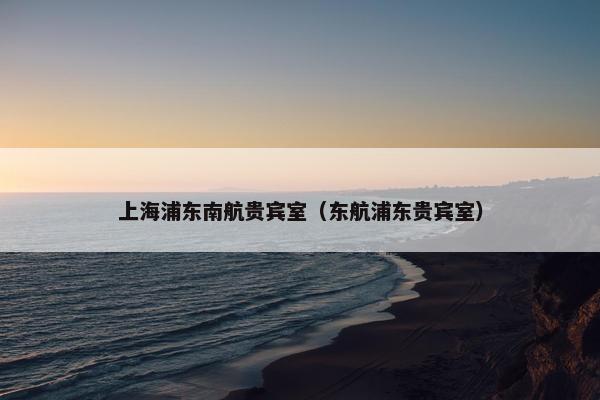 上海浦东南航贵宾室(东航浦东贵宾室) 上海浦东南航贵宾室(东航浦东贵宾室)