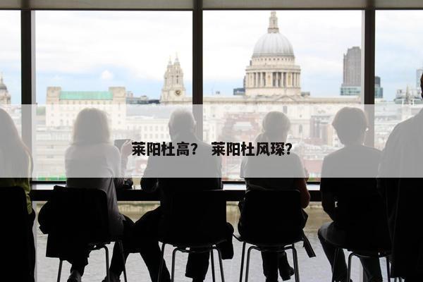 莱阳杜高? 莱阳杜风琛? 莱阳杜高? 莱阳杜风琛?