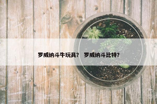 罗威纳斗牛玩具？ 罗威纳斗比特？