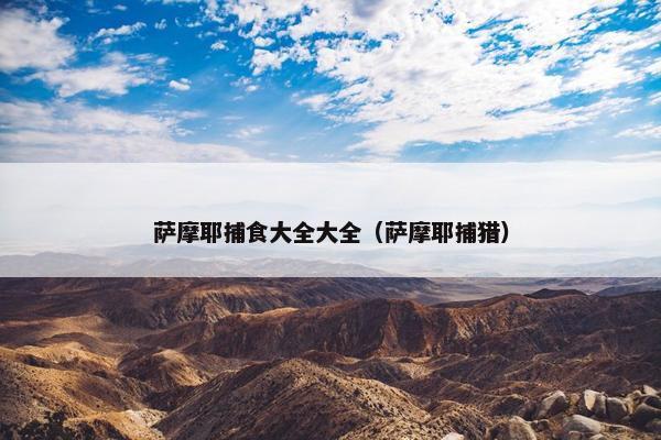 萨摩耶捕食大全大全（萨摩耶捕猎）