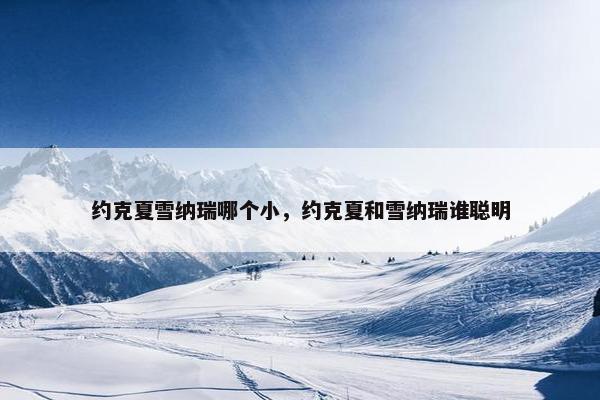 约克夏雪纳瑞哪个小，约克夏和雪纳瑞谁聪明