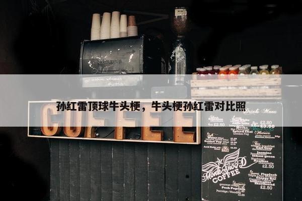 孙红雷顶球牛头梗，牛头梗孙红雷对比照