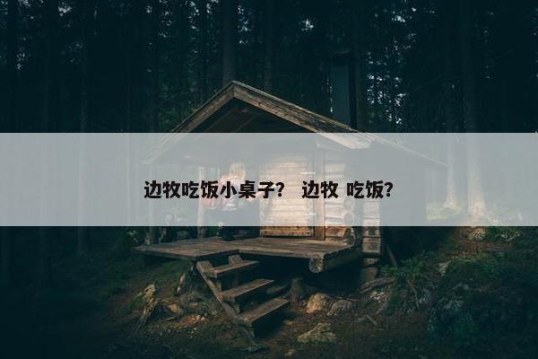 边牧吃饭小桌子？ 边牧 吃饭？