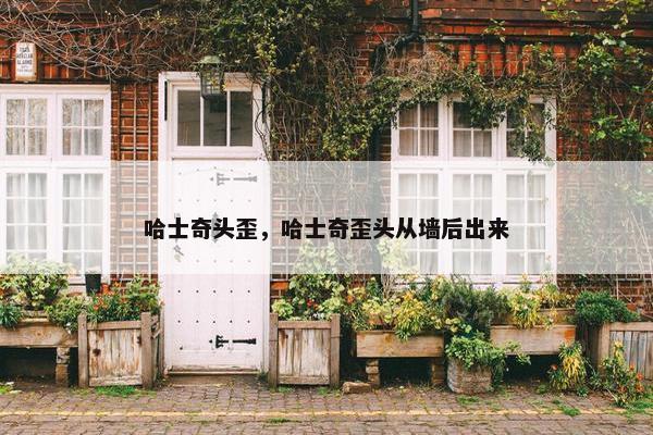 哈士奇头歪，哈士奇歪头从墙后出来