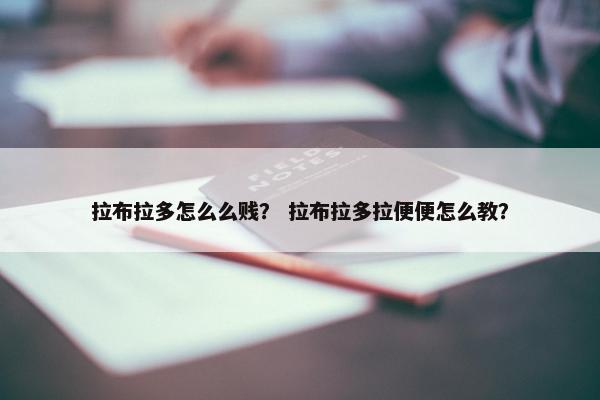 拉布拉多怎么么贱？ 拉布拉多拉便便怎么教？