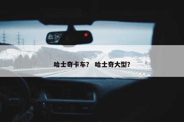 哈士奇卡车？ 哈士奇大型？