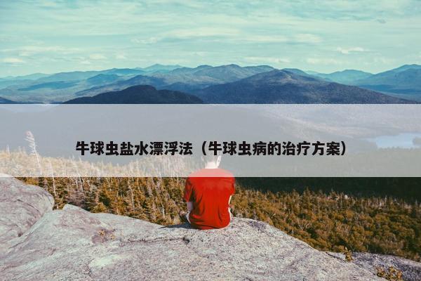 牛球虫盐水漂浮法（牛球虫病的治疗方案）