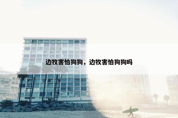 边牧害怕狗狗，边牧害怕狗狗吗