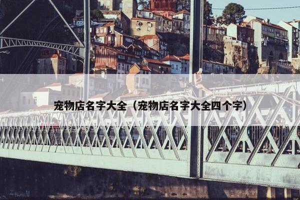 宠物店名字大全（宠物店名字大全四个字）