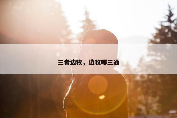 三者边牧，边牧哪三通