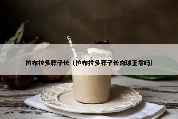 拉布拉多脖子长（拉布拉多脖子长肉球正常吗）