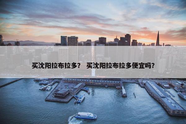 买沈阳拉布拉多？ 买沈阳拉布拉多便宜吗？