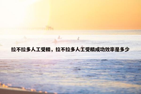 拉不拉多人工受精，拉不拉多人工受精成功效率是多少