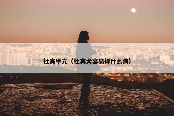 杜宾甲亢（杜宾犬容易得什么病）