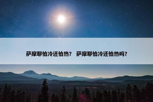 萨摩耶怕冷还怕热？ 萨摩耶怕冷还怕热吗？