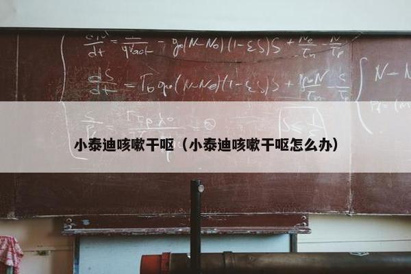 小泰迪咳嗽干呕（小泰迪咳嗽干呕怎么办）