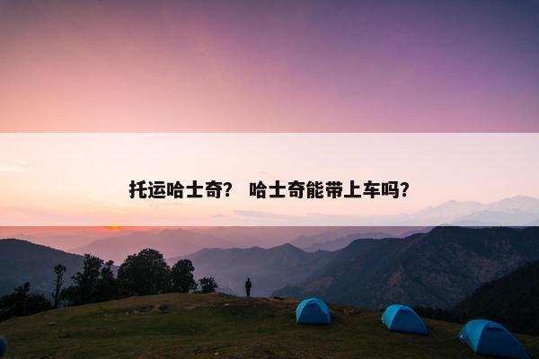 托运哈士奇？ 哈士奇能带上车吗？