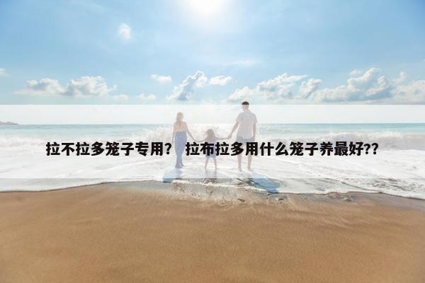 拉不拉多笼子专用？ 拉布拉多用什么笼子养最好?？