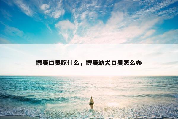 博美口臭吃什么，博美幼犬口臭怎么办
