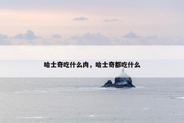 哈士奇吃什么肉，哈士奇都吃什么
